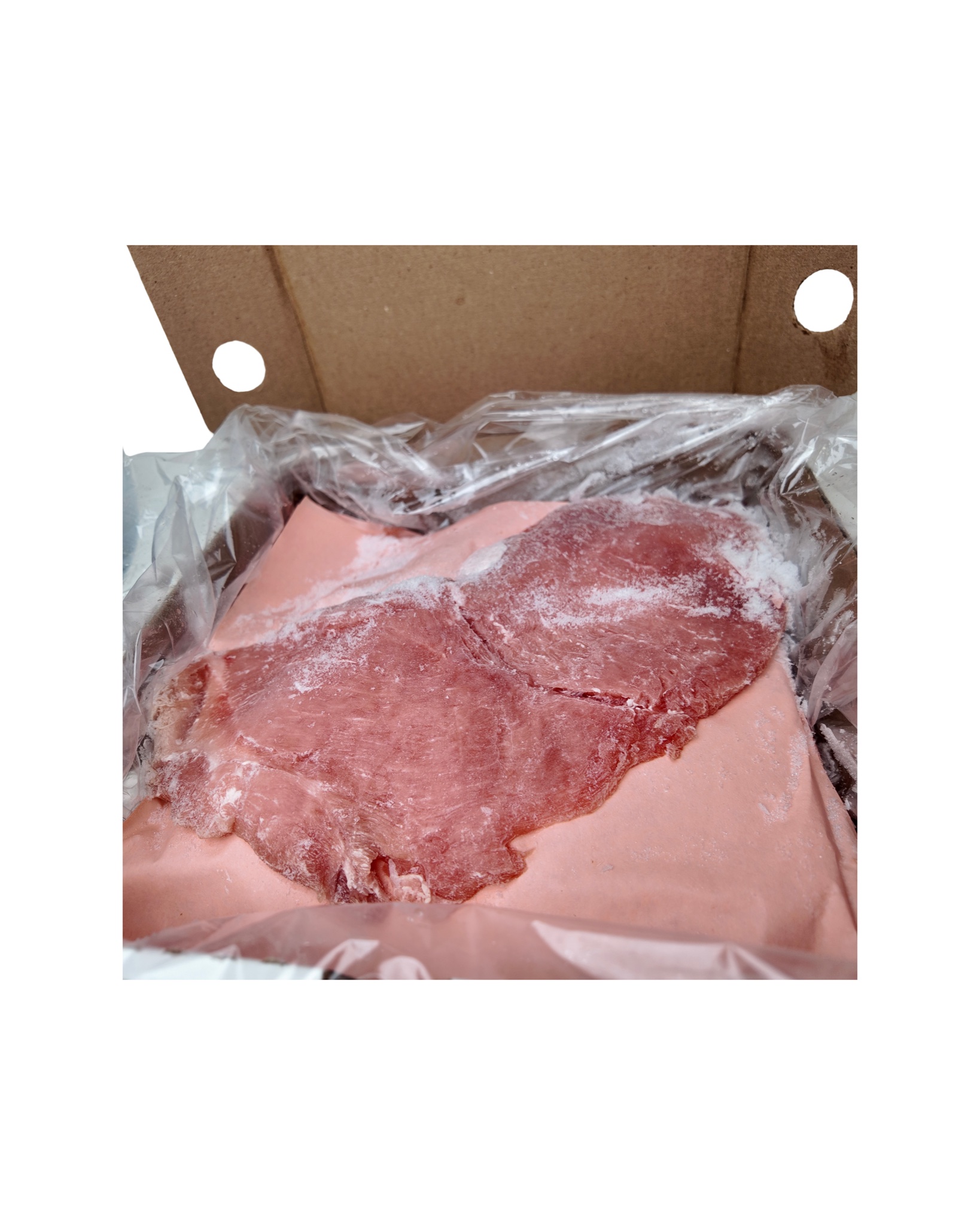 Caja de Bistec de Cerdo